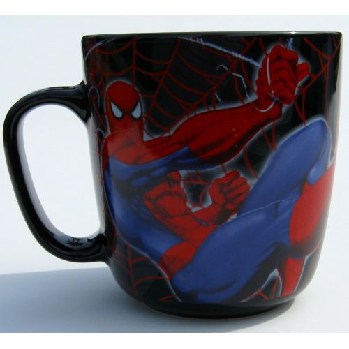 디즈니 Disney Black Spiderman Coffee Mug