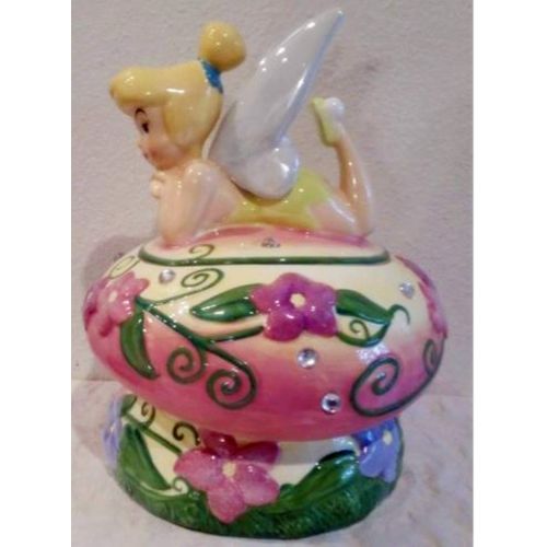 디즈니 Disney Tinker Bell Cookie Jar Tinkerbell Tink Fairies