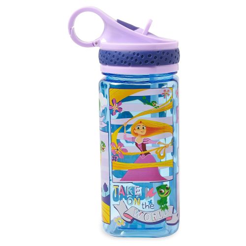 디즈니 Disney Rapunzel Water Bottle with Built-In Straw