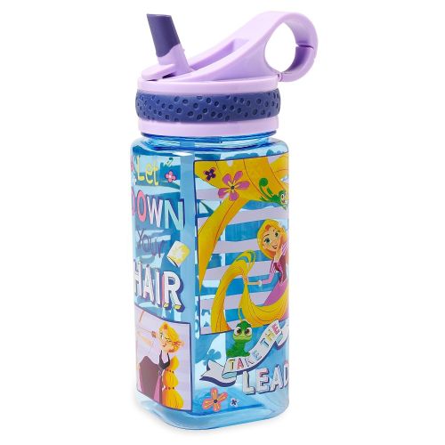 디즈니 Disney Rapunzel Water Bottle with Built-In Straw