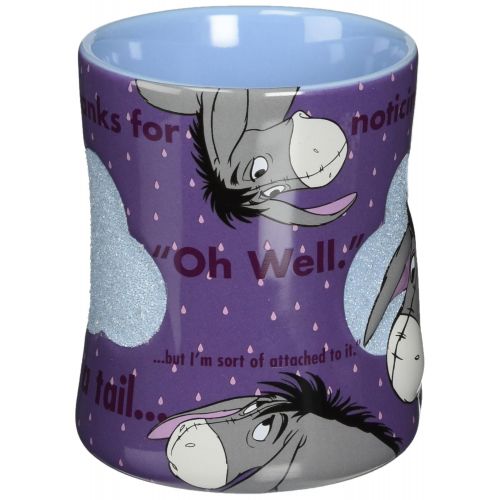 디즈니 Disney Parks Exclusive Eeyore Quotes Beaded Textured Coffee Mug