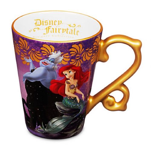 디즈니 Ariel and Ursula Fairytale Mug Disney Store Designer Collection Little Mermaid