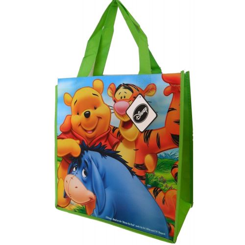 디즈니 Disney Winnie the Pooh Tote Bag (with Tiger and Eeyore) - 13 X 14 X 6 Inches