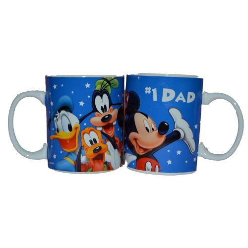 디즈니 Authentic Disney Mickey Mouse & Friends #1 Dad 11oz Coffee Mug Cup