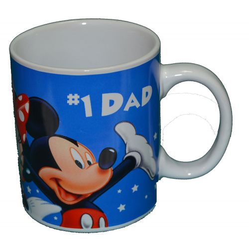 디즈니 Authentic Disney Mickey Mouse & Friends #1 Dad 11oz Coffee Mug Cup