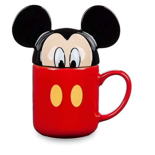 디즈니 Disney Mickey Mouse Peek-a-Boo Lid Mug