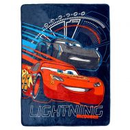 Disney Cars Micro Plush Soft Throw Kids Blanket for Boys - 60 x 80 Inch [Lightning McQueen]
