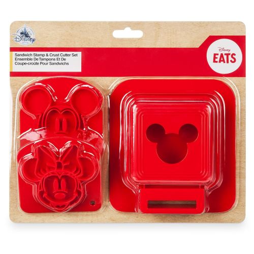 디즈니 Mickey and Minnie Mouse Sandwich Stamp and Crust Cutter Set - Disney Eats…