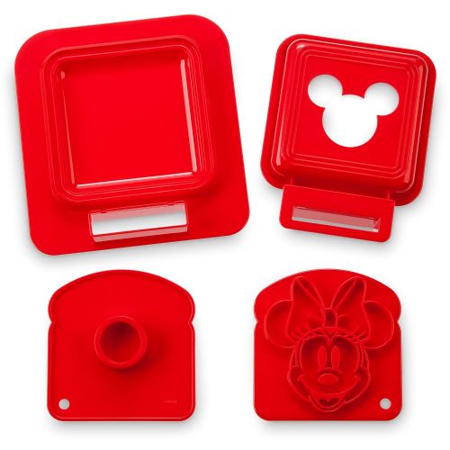 디즈니 Mickey and Minnie Mouse Sandwich Stamp and Crust Cutter Set - Disney Eats…