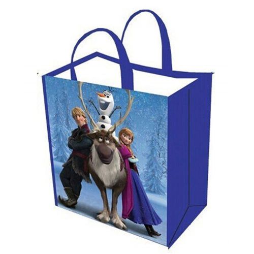 디즈니 Disney Frozen Reusable Tote Bag - Anna, Kristoff, Sven and Olaf