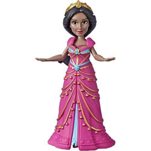 디즈니 Disney Princess Disney Collectible Princess Jasmine Small Doll in Pink Dress Inspired by Disneys Aladdin Live-Action Movie, Toy for Kids Ages 3 & Up, 3.5