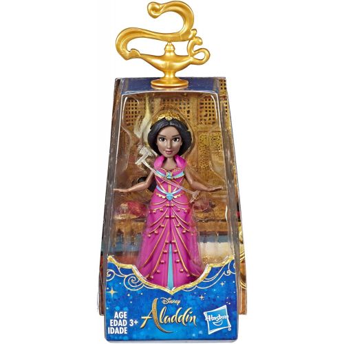 디즈니 Disney Princess Disney Collectible Princess Jasmine Small Doll in Pink Dress Inspired by Disneys Aladdin Live-Action Movie, Toy for Kids Ages 3 & Up, 3.5