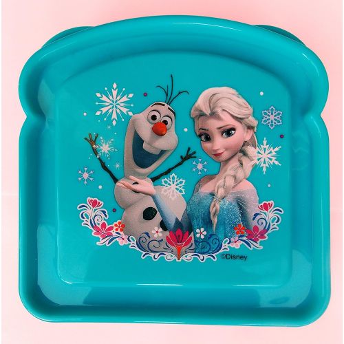 디즈니 Exclusive Disneys Frozen Featuring Anna, Elsa and Olaf 3-Piece Lunch Box Set