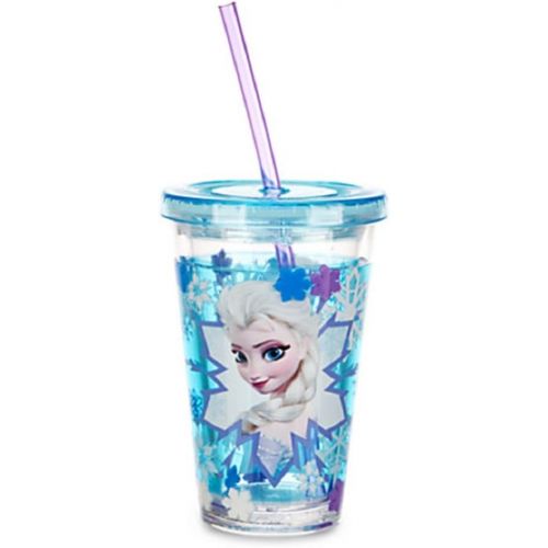 디즈니 Disney Frozen Tumbler with Straw - Elsa