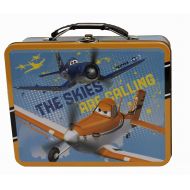 Disney Planes Skipper & Dusty 3D Effect Raised Embossed Tin Lunch Box/Storage Tin