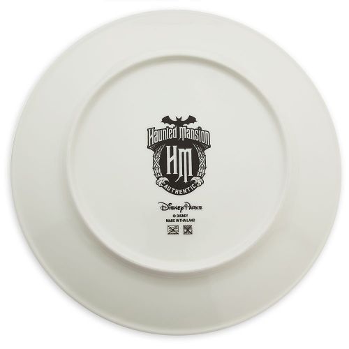 디즈니 Disney The Haunted Mansion Porcelain Dinner Plate White