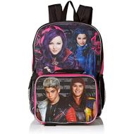 Disney Girls Descendants Backpack with Lunch Kit, Hot Pink/black