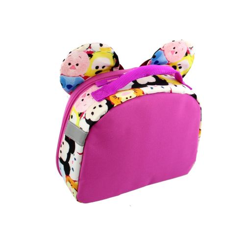 디즈니 Disney Tsum Tsum Girls Soft Lunch Box (One Size, Pink/Multi)
