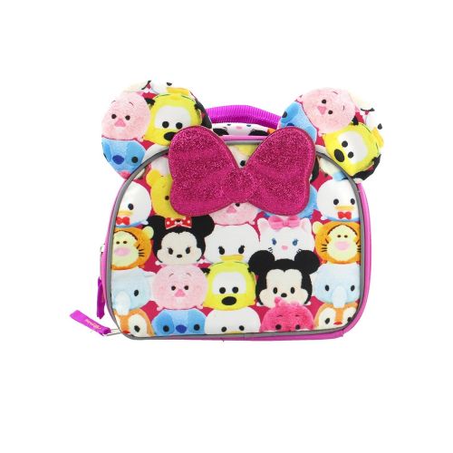 디즈니 Disney Tsum Tsum Girls Soft Lunch Box (One Size, Pink/Multi)