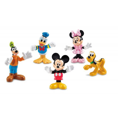 디즈니 Disney Mickey Clubhouse Set of 5 Pals Collectible figures 200 Bonus Stickers