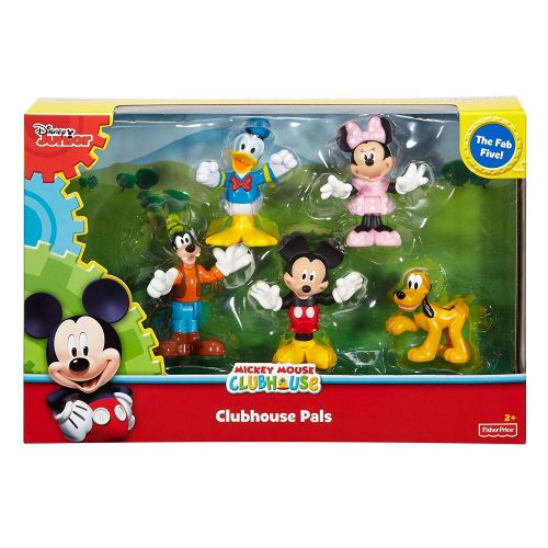 디즈니 Disney Mickey Clubhouse Set of 5 Pals Collectible figures 200 Bonus Stickers