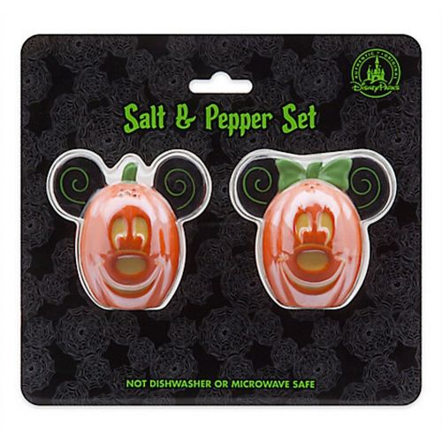 디즈니 Disney Parks Mickey Minnie Mouse Pumpkin Halloween Salt Pepper Shakers