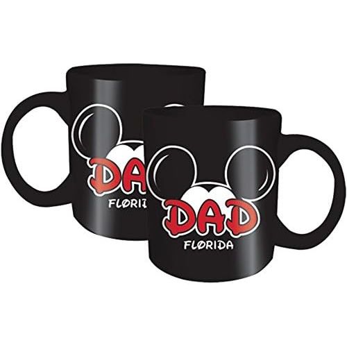 디즈니 Disney Mickey Dad Fan Jumbo 20oz Mug Black Florida