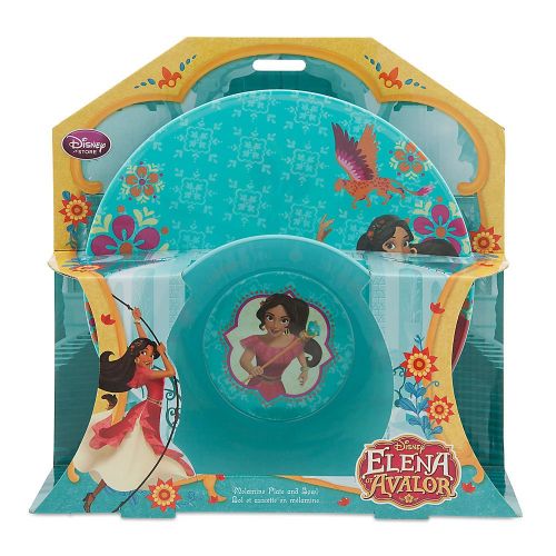 디즈니 Disney Elena of Avalor Plate and Bowl Set