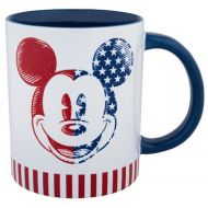 Disney Parks Exclusive - Mickey Americana Laugh and Love Stoneware Mug