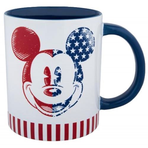 디즈니 Disney Parks Exclusive - Mickey Americana Laugh and Love Stoneware Mug