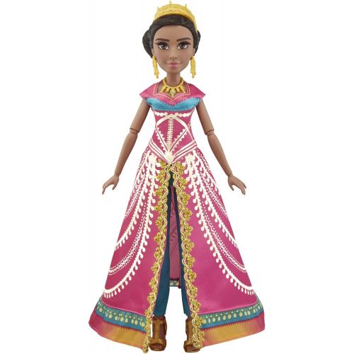 디즈니 Disney Aladdin Glamorous Jasmine Deluxe Fashion Doll with Gown, Shoes, & Accessories, Inspired by Disneys Live-Action Movie, Toy for Kids & Collectors