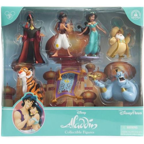 디즈니 Disney Parks Exclusive Aladdin Princess Jasmine Figurine 7 Pc. Playset