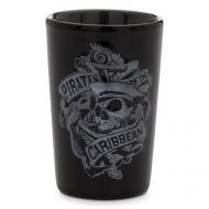 Disney Pirates of the Caribbean Black Ceramic Shot Glass by Disney