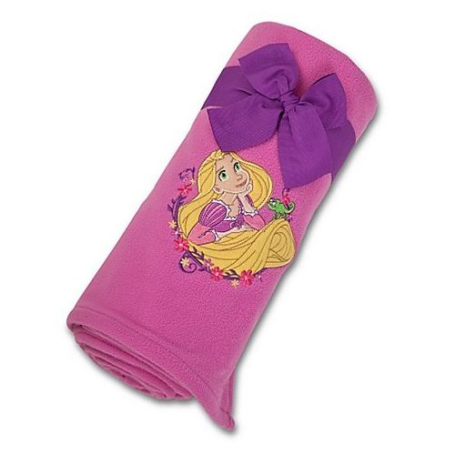 디즈니 Disney DISNEY TANGLED RAPUNZEL THROW BLANKET FLEECE EMBROIDERED 50 X 60 GIRLS