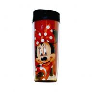 Disney Minnie Mouse Red Polka Dots Travel Mug