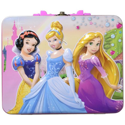 디즈니 Disney Princess 48pc Puzzle Tin - Lunch Tin Box ( 7.75 x 6.50 x 3.25)