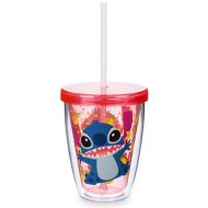 Disney Double Wall Insulated Tumbler Straw Cups (Stitch)