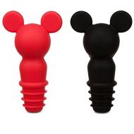 Disney Parks Mickey Mouse Icon Silicone Bottle Wine Stopper Set of 2