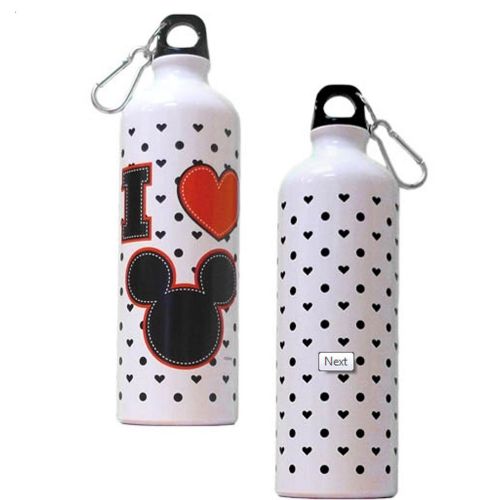 디즈니 Disney Mickey Heart Aluminum Water Bottle