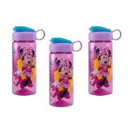 Disney [3-Pack Minnie Mouse 16.5oz Kids Sullivan Sports Water Bottle, BPA-Free