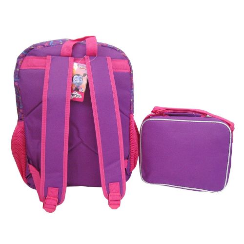 디즈니 Disney Vampirina Large 16 inch Backpack and Lunch Box Set