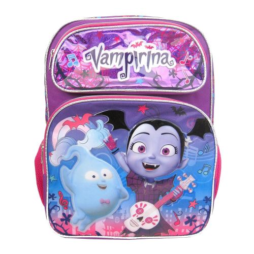 디즈니 Disney Vampirina Large 16 inch Backpack and Lunch Box Set