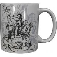 Disney Mickey Mouse Donald Duck Goofy Sketchy Group 11oz. Mug