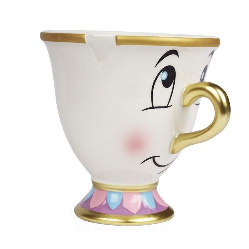 디즈니 Disney Beauty and the Beast Chip Mug - 8 Ounces - Set of 2