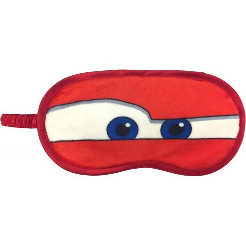 디즈니 Disney Cars Lightning McQueen 3-Piece Travel Gift Set with 40 x 50 Throw, Neck Pillow & Eye Mask