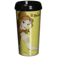 Silver Buffalo DP1587 Disney Princess Belle Plastic Travel Mug, 16-Ounces