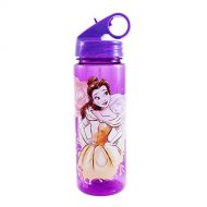 Silver Buffalo DN7964 Disneys Princess Beauty and the Beast Belle Tritan Water Bottle, 20 oz, Multicolor