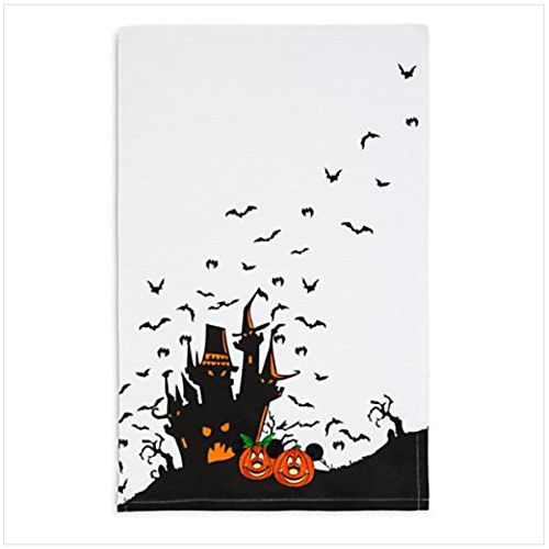 디즈니 Disney Parks Mickey Minnie Mouse Pumpkin Halloween Kitchen Dish Towel Set of 2