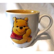 Disney Winnie The Pooh Bear Yellow and White Ceramic Mug