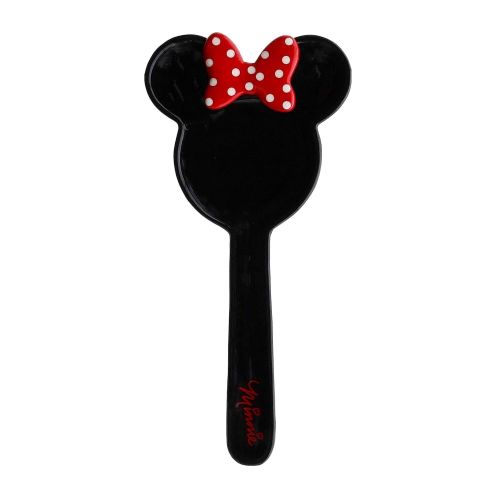 디즈니 Disney Minnie Mouse Black Ceramic Kitchen Spoon Rest, 10 Inches